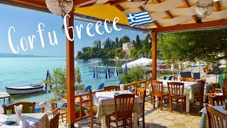 CORFU GREECE IN JULY  MESSONGHI CORFU OLD TOWN MOUSE ISLAND amp BOAT TRIPS [upl. by Dorelle]