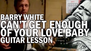 How To Play Cant Get Enough Of Your Love Baby by Barry White for Valentines Day [upl. by Yht]