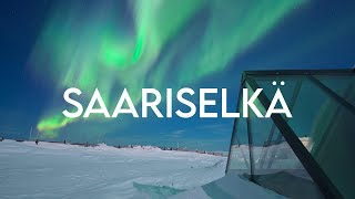 Discover Lapland Saariselkä  Watching Northern Lights on an Aurora Glass Cabin [upl. by Weslee]