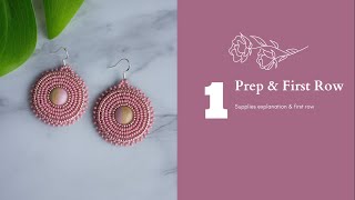 Flat Beading with Cabs Tutorial  Part 1  Art by Breanna Deis [upl. by Harriott]