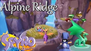 Spyro Reignited Trilogy Alpine Ridge Walkthrough  Gems Dragons amp Egg [upl. by Enoek]