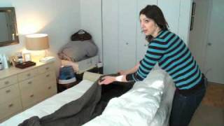 How to Quickly Put on a Duvet Cover  Womans Day Magazine [upl. by Calisa]