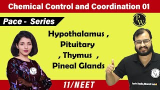 Chemical Control amp Coordination 01  Hypothalamus Pituitary Thymus Pineal Glands  11  NEET [upl. by Urd]