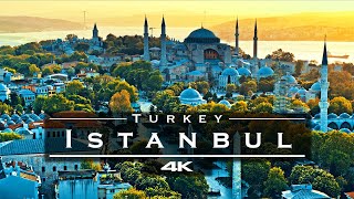 Istanbul Turkey 🇹🇷  by drone 4K [upl. by Tonry730]