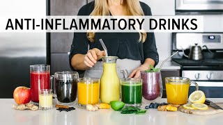 8 ANTIINFLAMMATORY DRINKS  to enjoy for health amp wellness [upl. by Itsyrc]