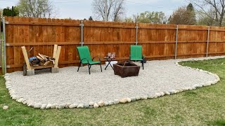 DIY Pea Gravel Patio [upl. by Aniahs911]