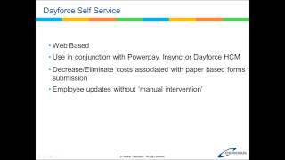 Dayforce Self Service  Introduction [upl. by Glass]