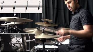 How to play Seven Nation Army  The White Stripes  Drum Lesson [upl. by Alenoel933]