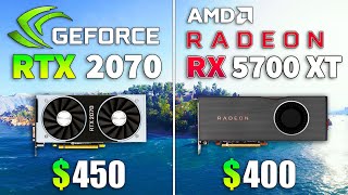 RTX 2070 vs RX 5700 XT Test in 10 Games [upl. by Romain]