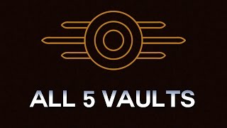 Fallout 4  All 5 Vaults and their Dark Lore [upl. by Kcirevam833]