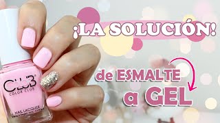 💛 CONVIERTE un ESMALTE normal en GEL 💛 SEMIPERMANENTE  Transforma tu pintauñas [upl. by Rubia]