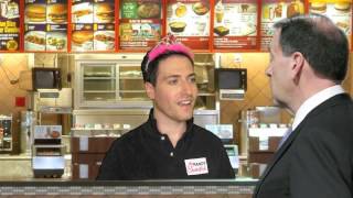 Randy Rainbow Works at ChickfilA [upl. by Hansiain603]