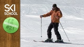 Beginner Ski Lesson 21  Committing to the Downhill Ski [upl. by Yerak]