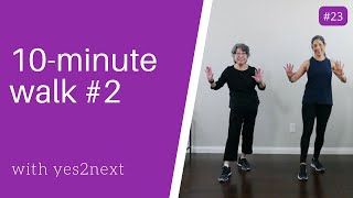 10minute Indoor Walking Workout 2 for Seniors Beginner Exercisers [upl. by Bradley]