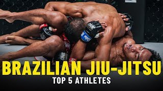 Top 5 ONE Championship Brazilian JiuJitsu Athletes [upl. by Leopold348]