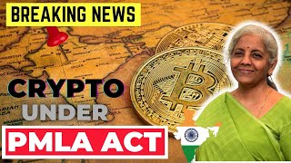 Crypto Under PMLA Act 2002 in India Explained [upl. by Ahsinaw]