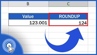 How to ROUNDUP in Excel [upl. by Manda]