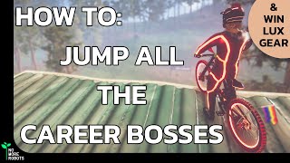 How to Jump all the Career Bosses in Descenders [upl. by Yerfej377]