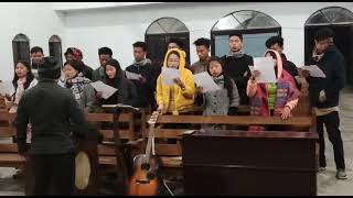 Khasan Pastorate Choir Practice [upl. by Eiderf]