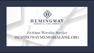 Sunday Service  Hemingway Memorial AME [upl. by Ainolopa]