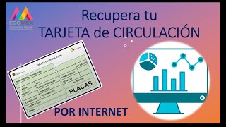 Cómo recuperar la tarjeta de circulación por INTERNET del EDO MEX [upl. by Worl]