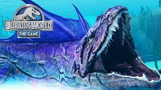 DUNKLEOSAURUS AQUATIC HYBRID MAX LEVEL 40 JURASSIC WORLD [upl. by Anh481]