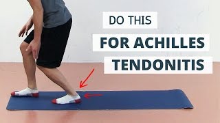 Why Common Achilles Tendonitis Treatment FAILS and 3 exercises to do [upl. by Goober]