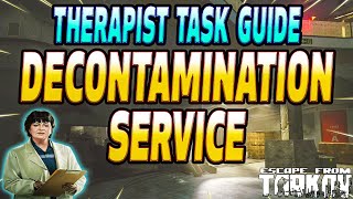 Decontamination Service  Therapist Task Guide  Escape From Tarkov [upl. by Krasner]