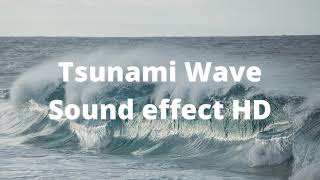 Tsunami Wave Sound effect HD [upl. by Atila]