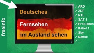 Deutsches Fernsehen weltweit im Ausland schauen So gehts [upl. by Eltsryk]