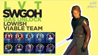 LVT  LOW GEAR GAS Unlock P2  P4 Guide  Clash on Kamino  SWGOH  Galaxy of Heroes [upl. by Atteuqal]