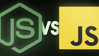 NodeJS vs JavaScript Whats the Difference shorts [upl. by Primrosa207]