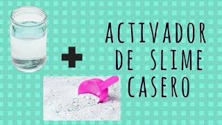 RECETA de ACTIVADOR para SLIMES Sin bórax 💦❌ [upl. by Ahseel]