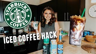 HOW TO MAKE STARBUCKS ICED COFFEE AT HOME  BRENNA LYONS [upl. by Caine]