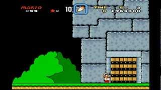 HD Super Mario World  Bowsers Castle Front Door fastesteasiest way Final Battle TAS [upl. by Ecinej959]