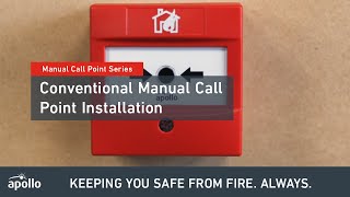 Manual Call Point  How to install a Conventional Manual Call Point [upl. by Ueihttam270]