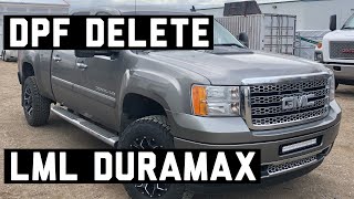 How to DPF delete on LML Duramax and remove DEF tank [upl. by Riha165]