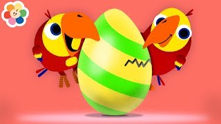 Nuevas Palabras con Larry Huevos Sorpresa  Videos Educativos de Vocabulario para Niños  BabyFirst [upl. by Nyram]