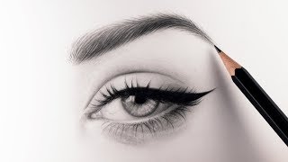 How to Draw Realistic Eyebrows  narrated [upl. by Ahsac]