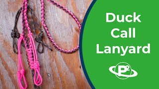 Paracord Duck Call Lanyard Tutorial—Holds 6 Calls [upl. by Doowle]