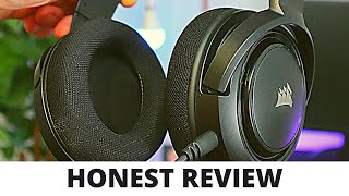 Corsair HS35 Stereo Gaming Headset Mic Test  Unboxing  Honest Review [upl. by Ainelec]