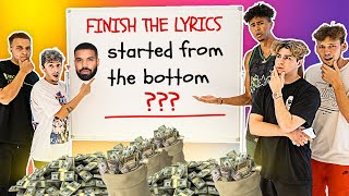 Finish the Lyrics Win 5000 ft YouTubers [upl. by Gerladina]