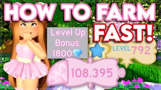 HOW TO FARM DIAMONDS FAST WHEN YOUR LAZY😱  Royale High  Diamond guide [upl. by Asp117]