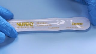 Nupro White Varnish New Flavor  Caramel  Dentsply Sirona [upl. by Kasey887]