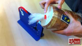 Poly Bag Sealer Tape Dispenser Instructional video [upl. by Uwton524]