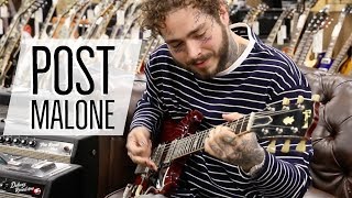 Post Malone at Normans Rare Guitars  1964 Gibson SG Standard [upl. by Niasuh]