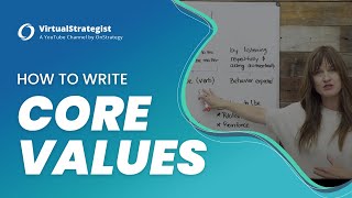 How to Write Core Values [upl. by Elleinnad]