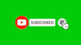 GREEN SCREEN SUBSCRIBE BUTTON [upl. by Olds693]