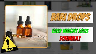 Bari Drops Review Does It WORKS [upl. by Immas]