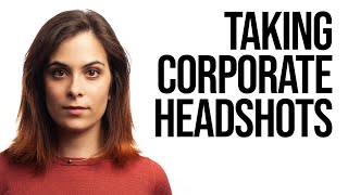 How to Shoot Corporate Headshot Photography [upl. by Naellij]